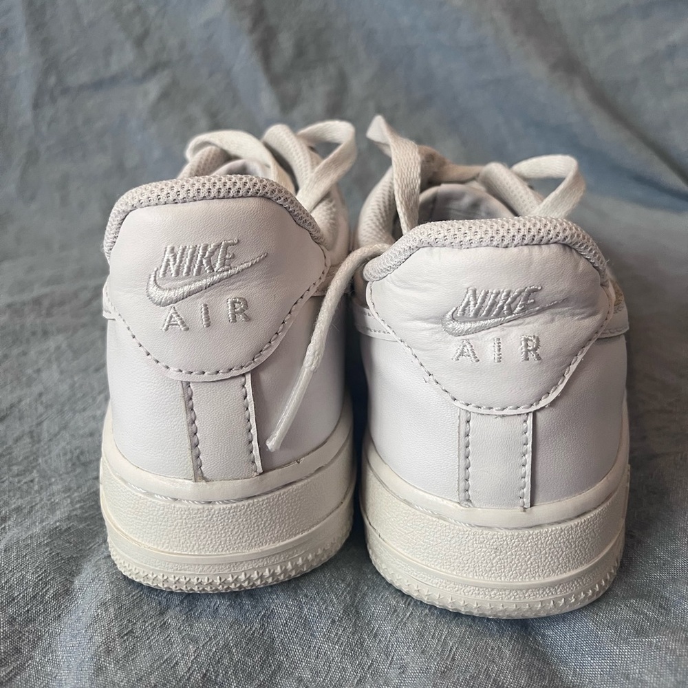 White Nike Air Force 1 Sneakers - Picture 4 of 5